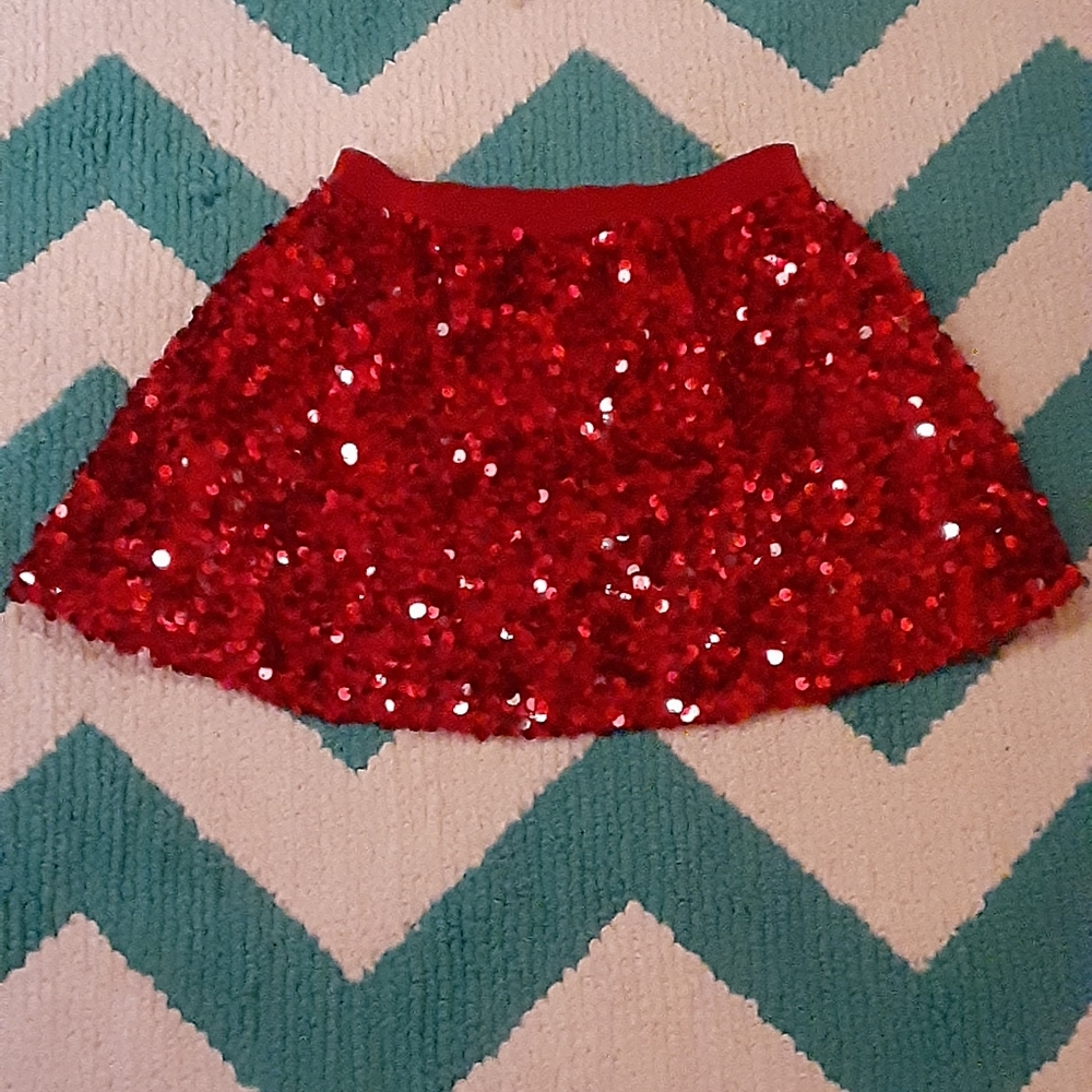 Litttle girls red skirt